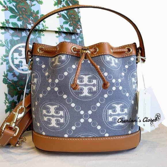 Tory Burch Handbags - 🔥NeW! Tory Burch T Monogram Bucket Bag